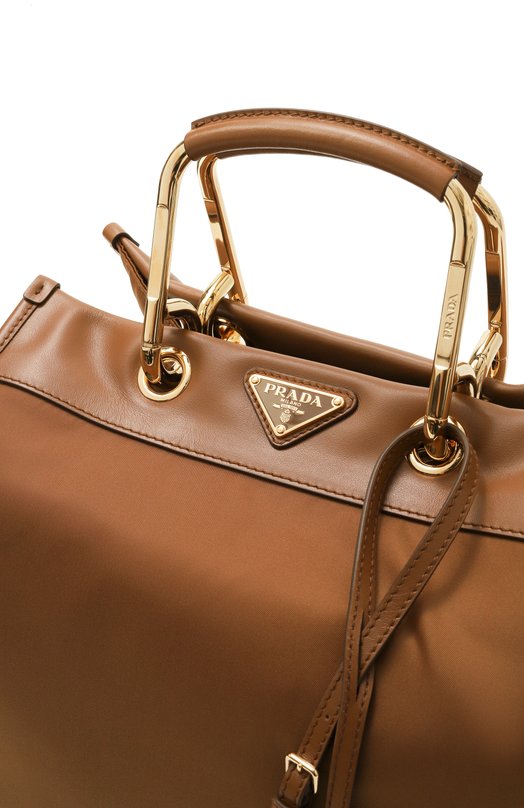 Сумка-тоут Prada 1BG561/RDLN Коричневый  1BG561/RDLN Фото 3