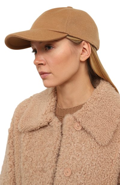 Бейсболка из шерсти и кашемира MANZONI24, арт. 22M405-DB1, фото 2