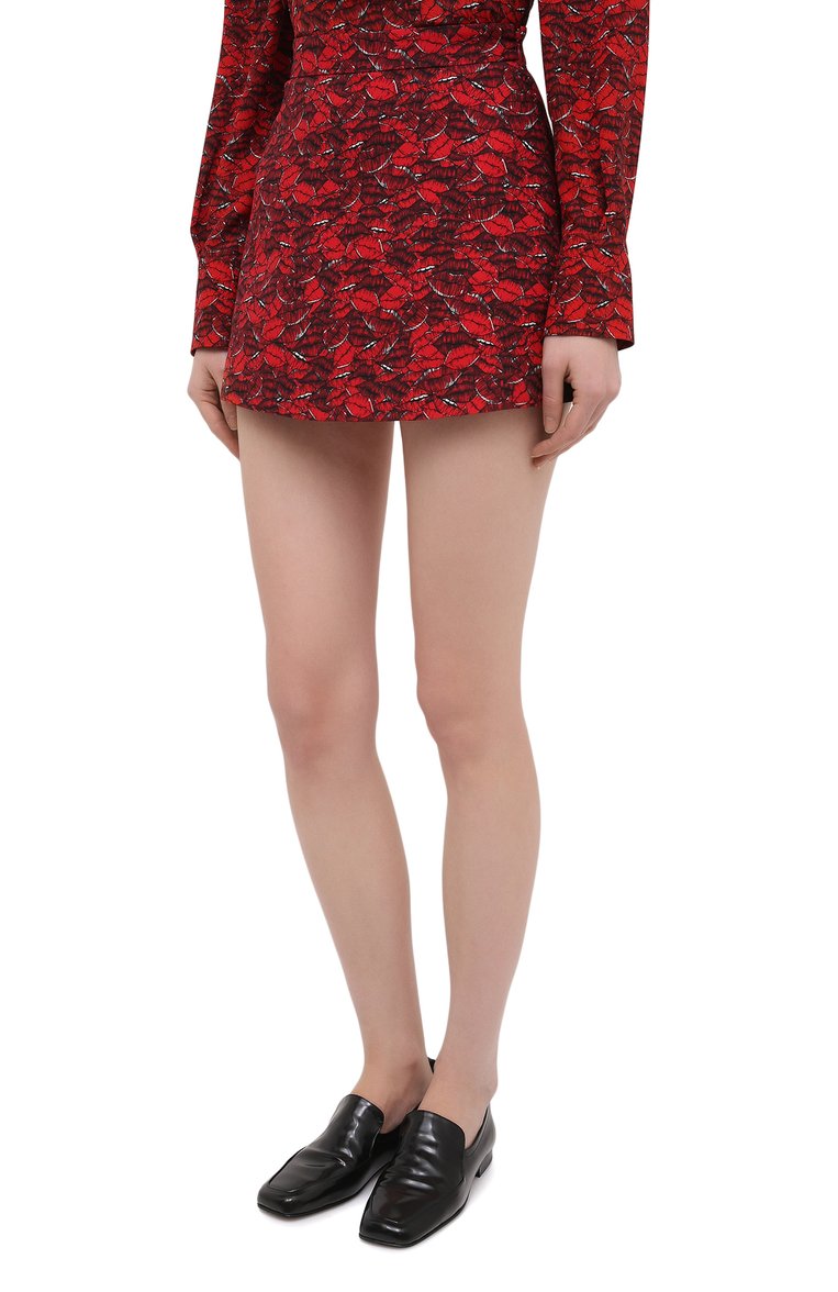Юбка-шорты из шерсти и шелка VALENTINO, арт. VB3RA76665M, фото 1