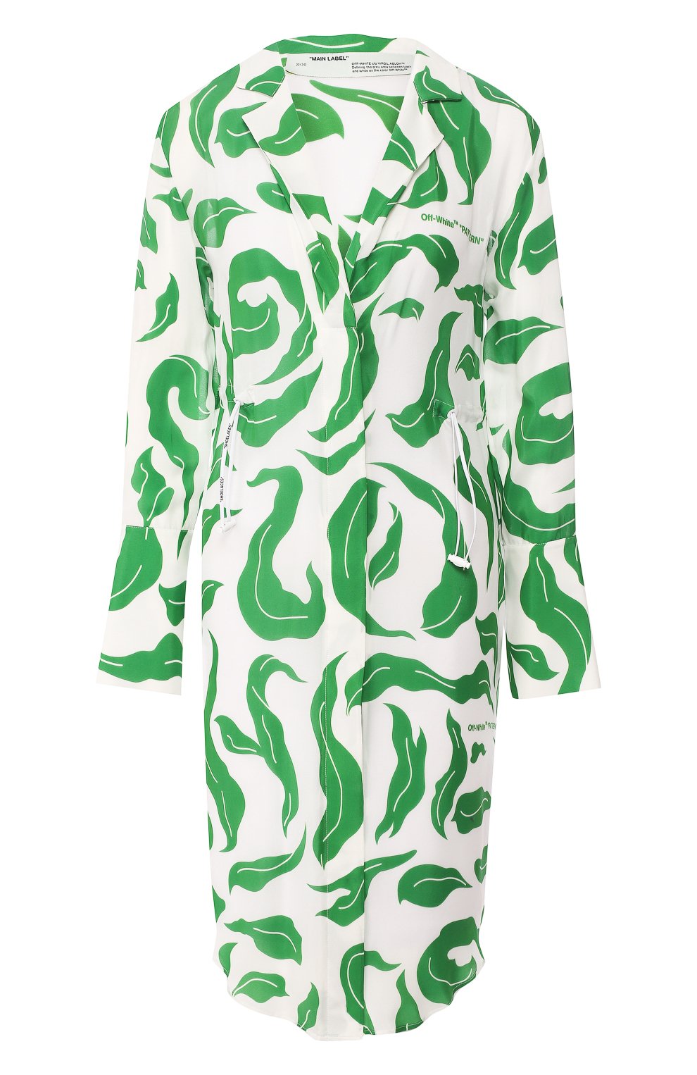 Платье из смеси вискозы и шелка OFF-WHITE, арт. 0WDB217R20H150900140, фото 1