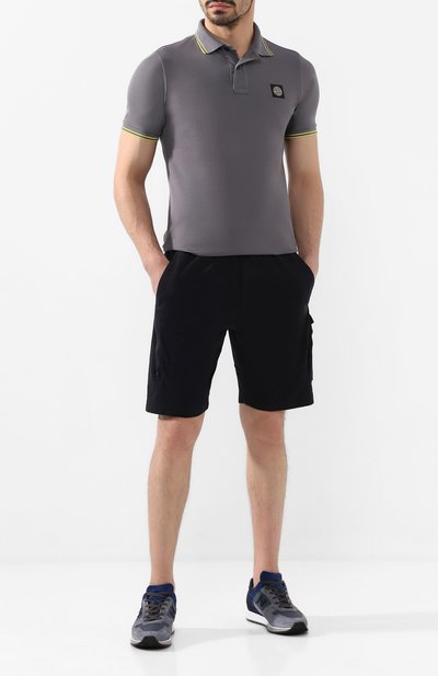 Хлопковые шорты STONE ISLAND, арт. 7215650F3, фото 2
