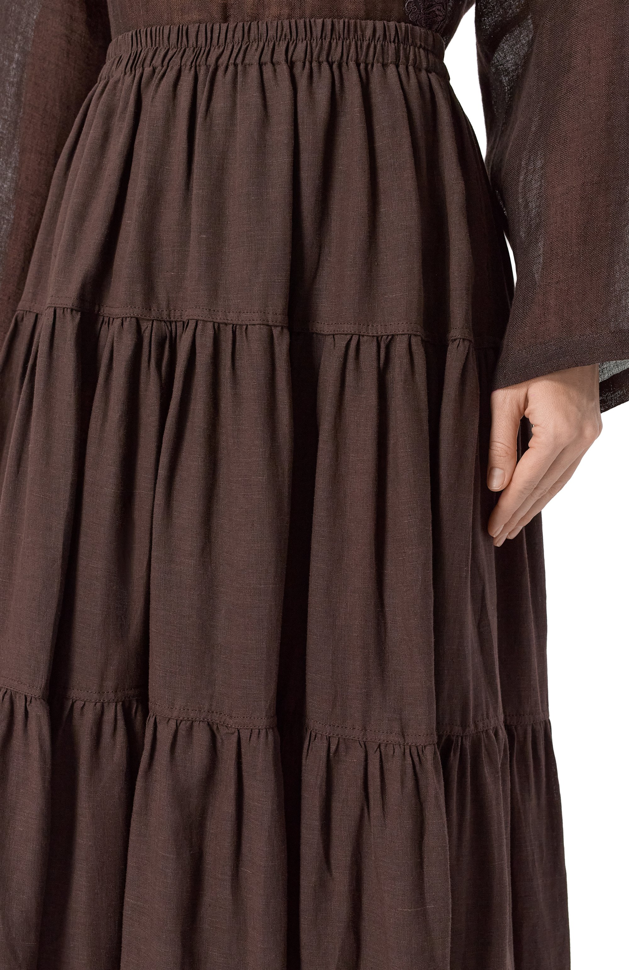 Юбка изо льня и вискозы MAURIZIO, арт. W04150781, фото 5