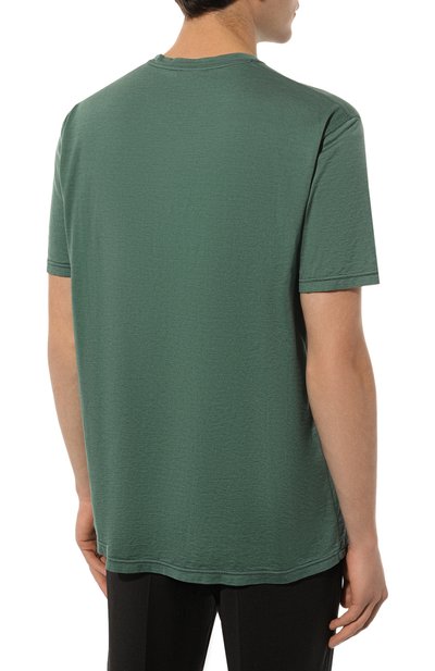 Футболка из шелка и хлопка KITON, арт. UMK0355, фото 4