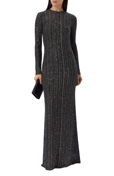 Женское платье с отделкой пайетками MISSONI, арт. DS26WG0S/BK01KR