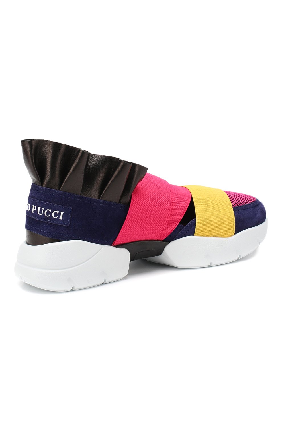 Комбинированные кроссовки EMILIO PUCCI, арт. 9ECE55/9EX11, фото 4