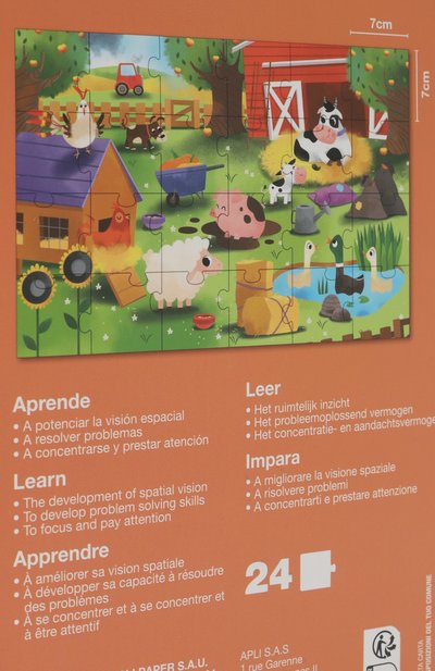 Мини-пазл ферма APLI KIDS, арт. 13859, фото 3