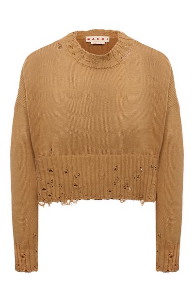 Женский хлопковый свитер MARNI, арт. GCMD0276A1/UFC652