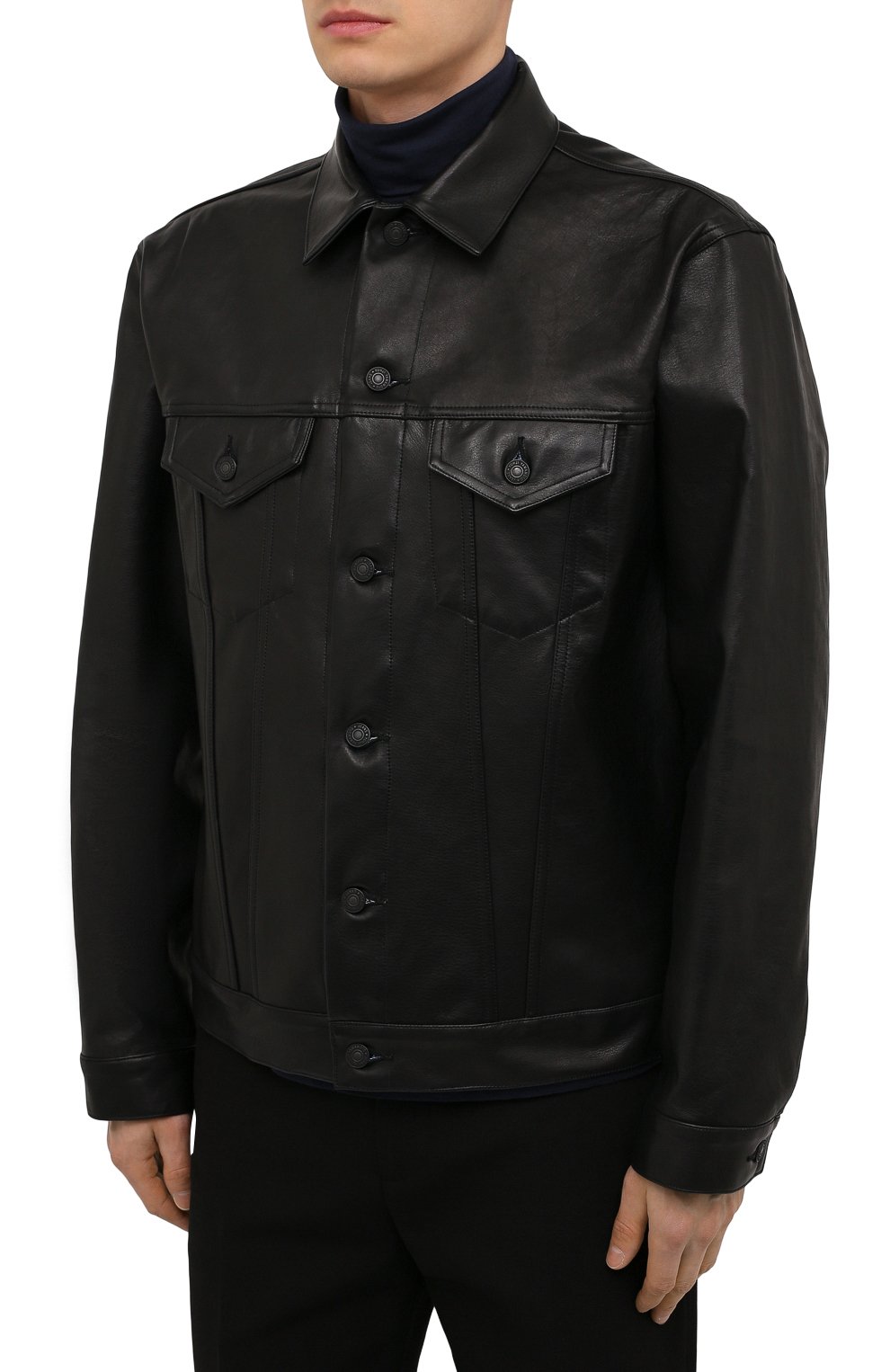 Кожаная куртка YOHJI YAMAMOTO, арт. HD-Y03-700, фото 3