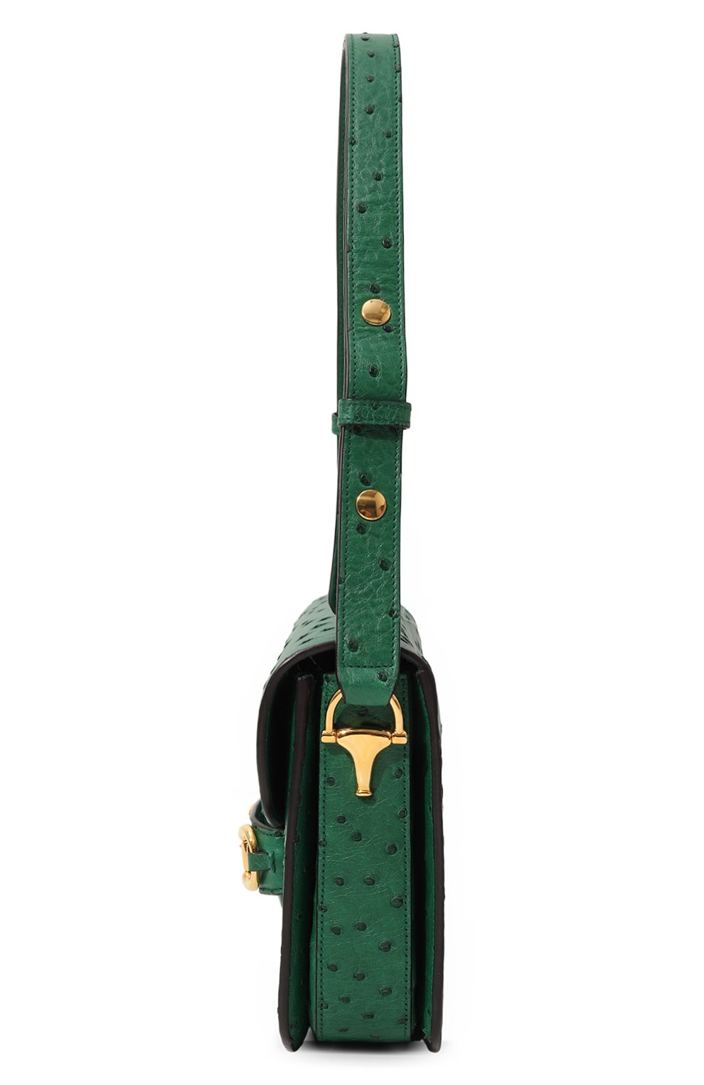 Сумка 1955 horsebit small из ко�жи страуса GUCCI, арт. 602204 EY00G, фото 3