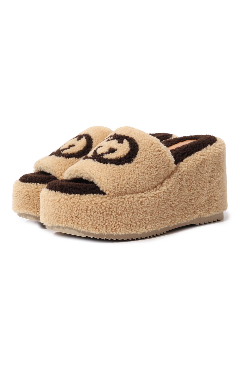 Меховые сабо GUCCI, арт. 673663 D0L00, фото 1