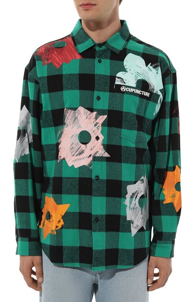 Хлопковая рубашка ACUPUNCTURE, арт. HABM232701493, фото 3