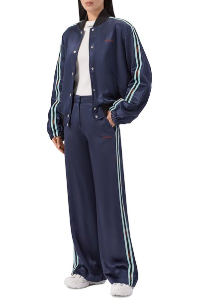 Атласные брюки OFF-WHITE, арт. 0WCA199S26FAB001, фото 2