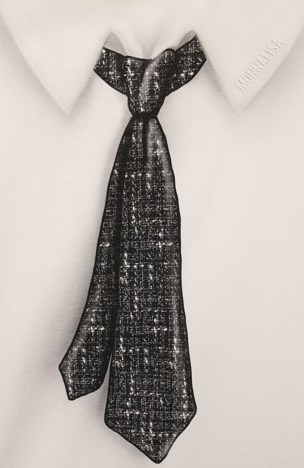 Хлопковый лонгслив MONNALISA, арт. 41D602, фото 3