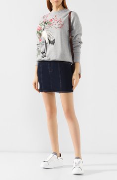Кожаные кеды ALEXANDER MCQUEEN, арт. 559688/WHTQK, фото 1