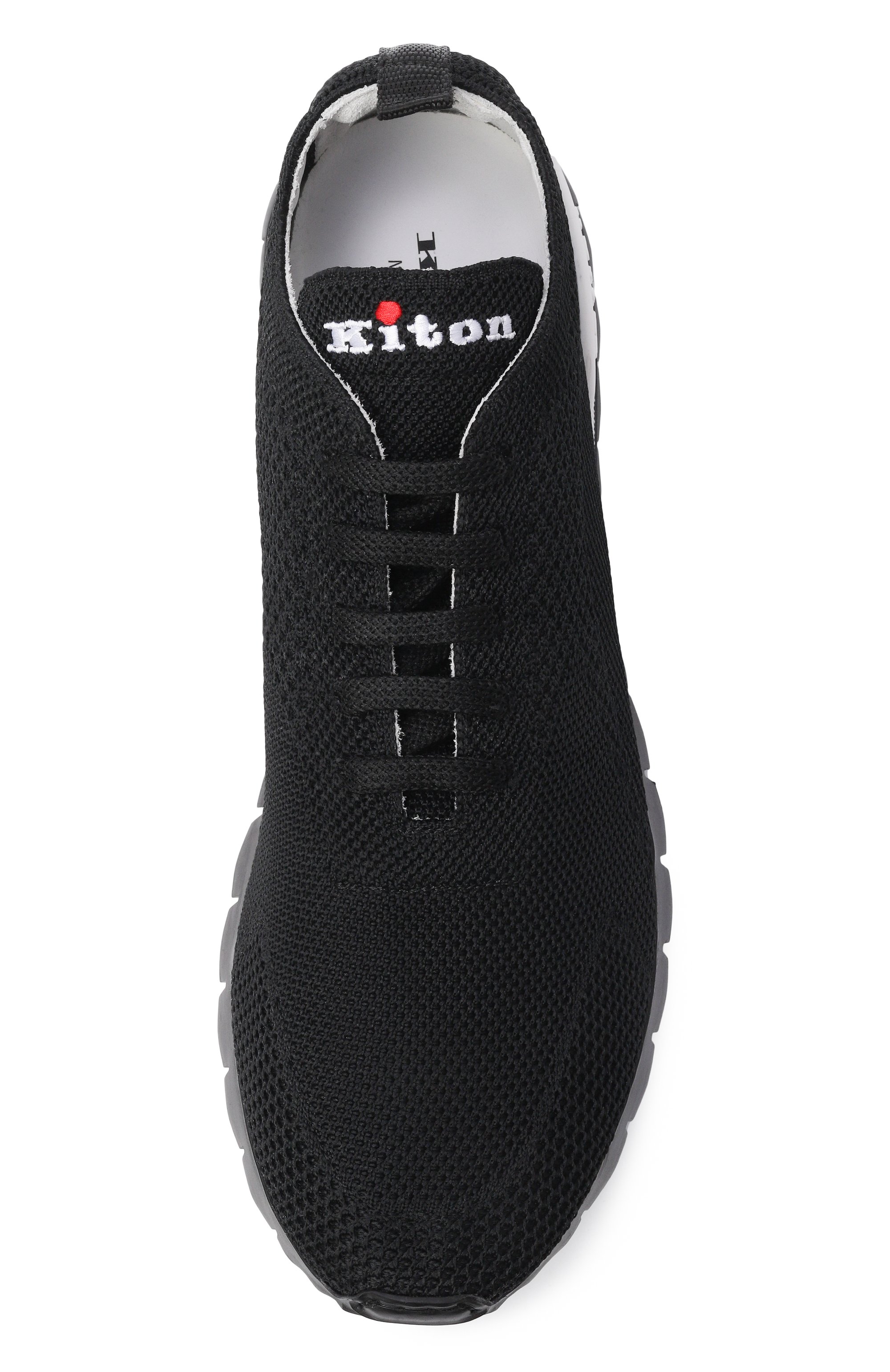 Текстильные кроссовки KITON черного цвета по цене 83900 руб., арт. USSFITN00809, фото 5 Текстильные кроссовки KITON, арт. USSFITN00809, фото 5