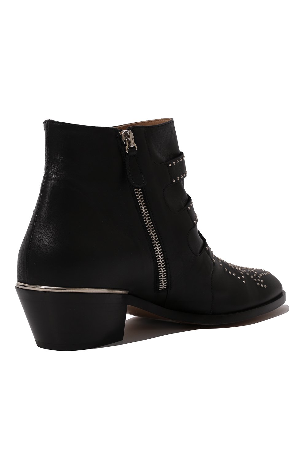 Кожаные казаки susanna CHLOÉ черного цвета по цене 118000 руб., арт. CHC16A13475, фото 5 Кожаные казаки susanna CHLOÉ, арт. CHC16A13475, фото 5