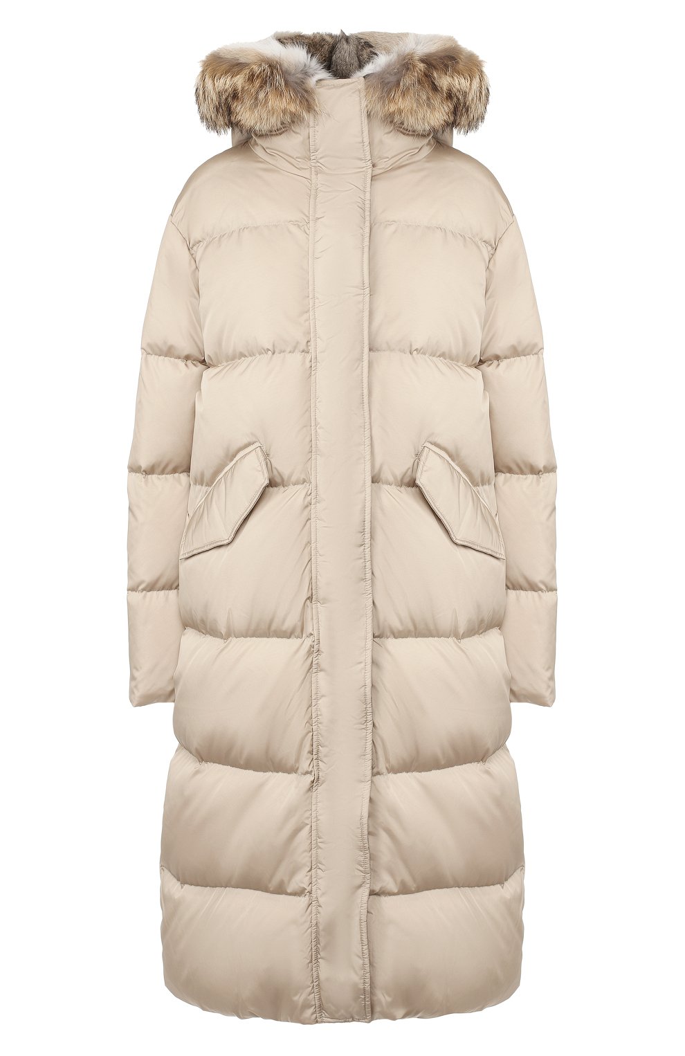 Пуховик с меховой отделкой капюшона LEMPELIUS, арт. 3000/242RC, фото 1