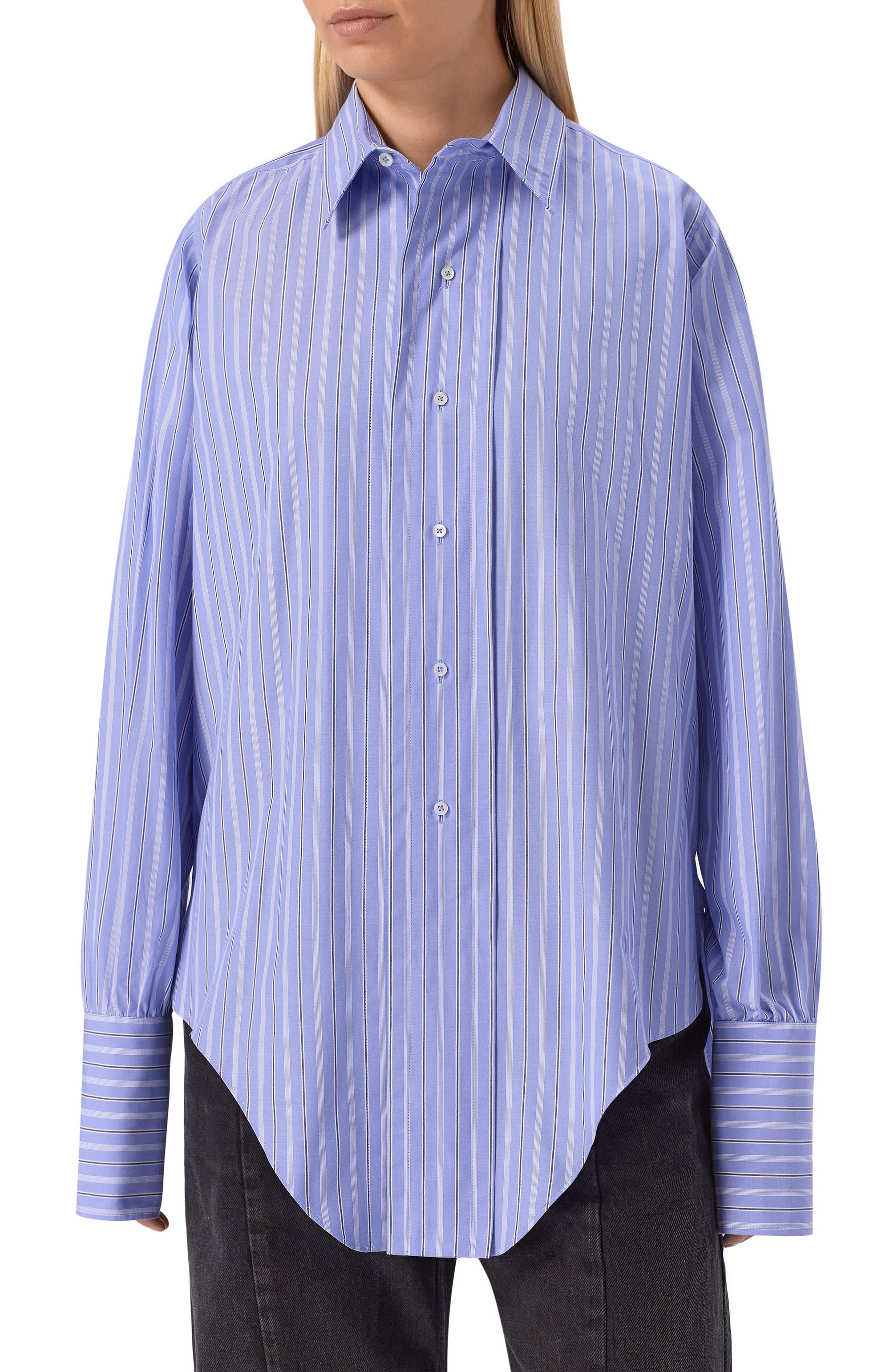 Хлопковая рубашка MAISON MARGIELA, арт. S29DT0006/M35625, фото 3