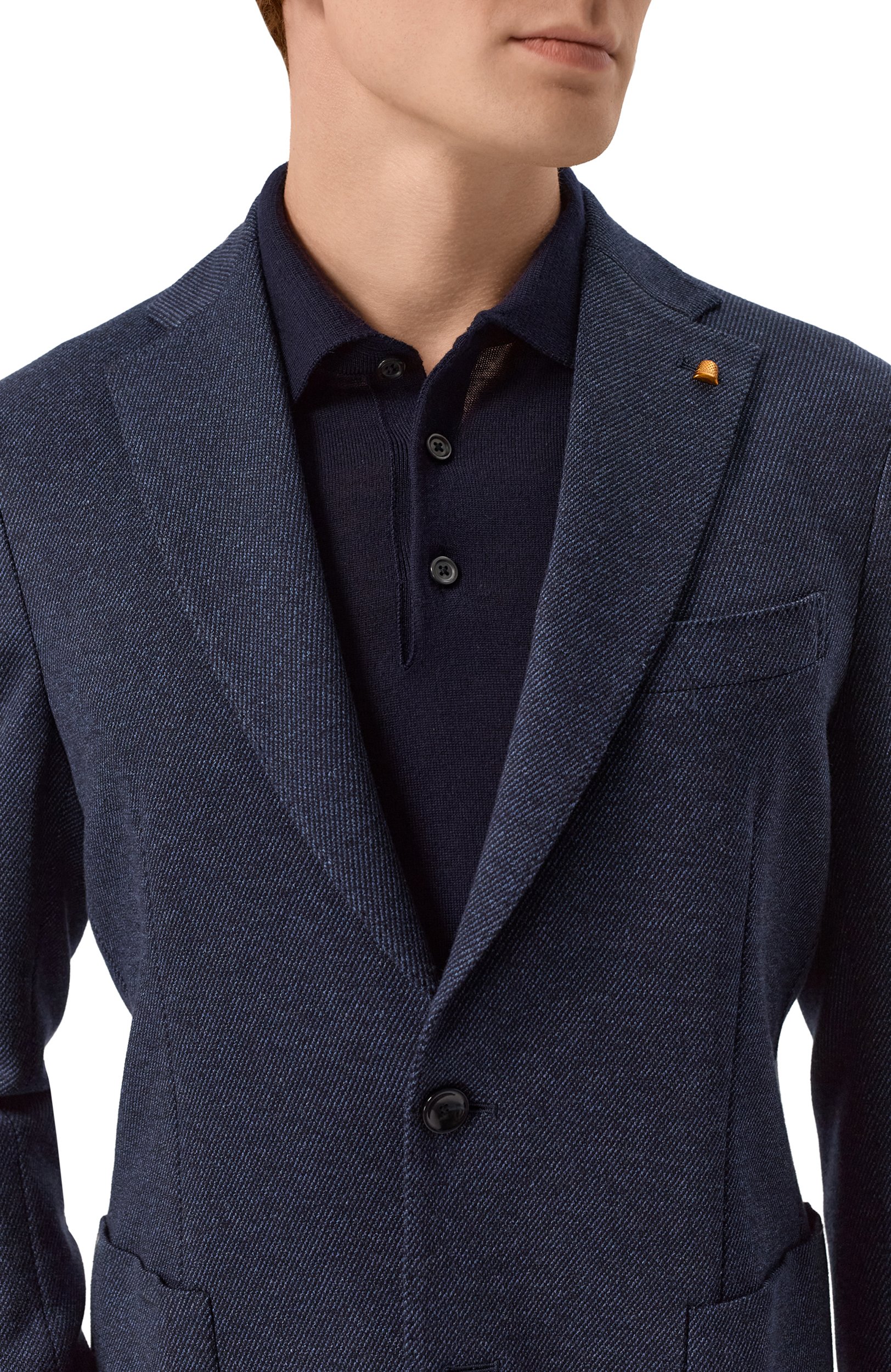 Пиджак из шерсти и хлопка SARTORIA LATORRE, арт. JD74/JK136, фото 5
