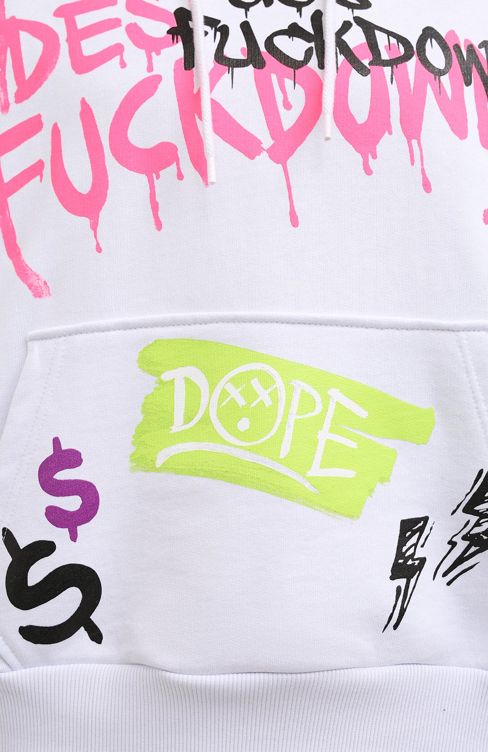 Хлопковое худи COMME DES FUCKDOWN, арт. CDFD1366, фото 5