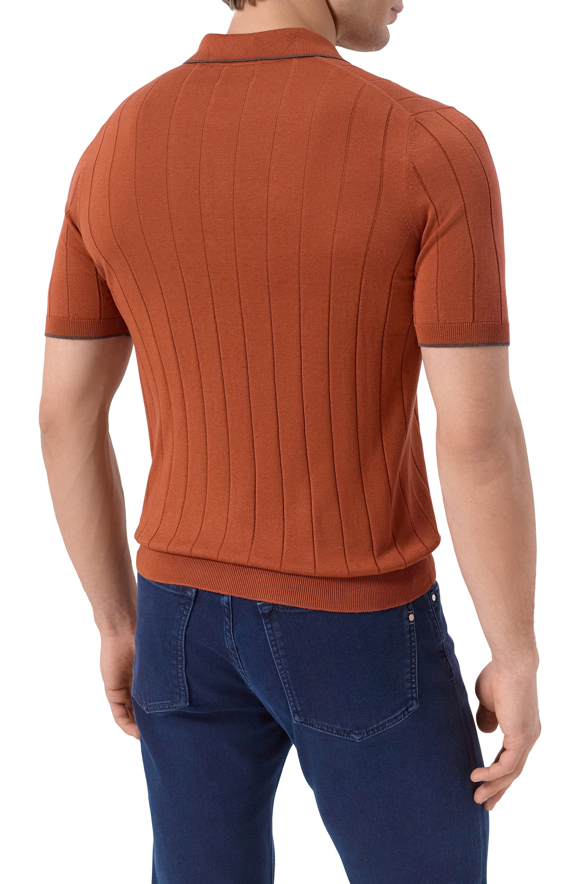 Шелковое поло GRAN SASSO, арт. 43128/23510, фото 4