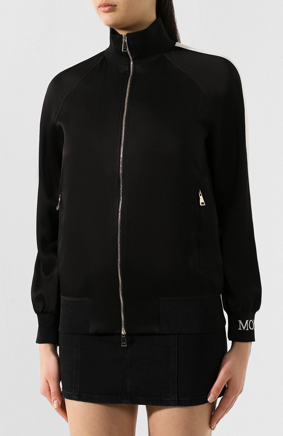 Кардиган MONCLER черного цвета по цене 69950 руб., арт. E1-093-57603-00-C0006, фото 3 Кардиган MONCLER, арт. E1-093-57603-00-C0006, фото 3