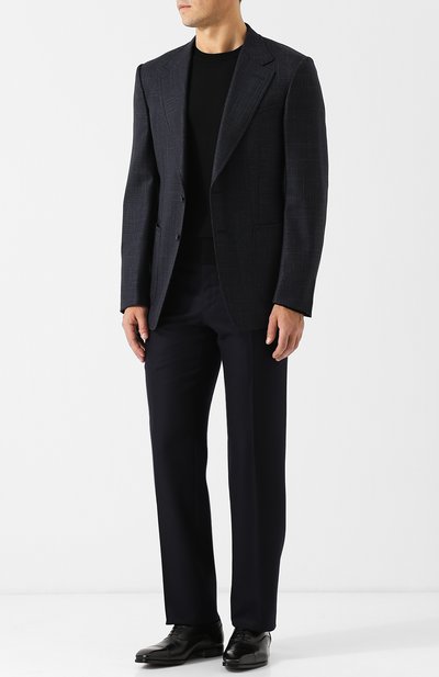 Однобортный пиджак из смеси шерсти и шелка TOM FORD, арт. 444R12/10SM40, фото 2