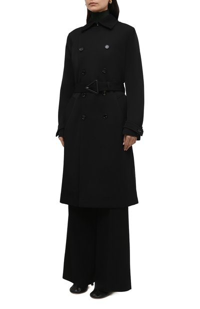 Шерстяной тренч BOTTEGA VENETA, арт. 666052/V0B20, фото 3