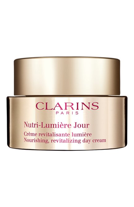 Питательный антивозрастной днев�ной крем nutri-lumiere (50ml) CLARINS бесцветного цвета, арт. 80058247 | Фото 1 (Косметика кросс-кт: Антивозрастной уход; Тип продукта: Кремы; Назначение: Для лица)