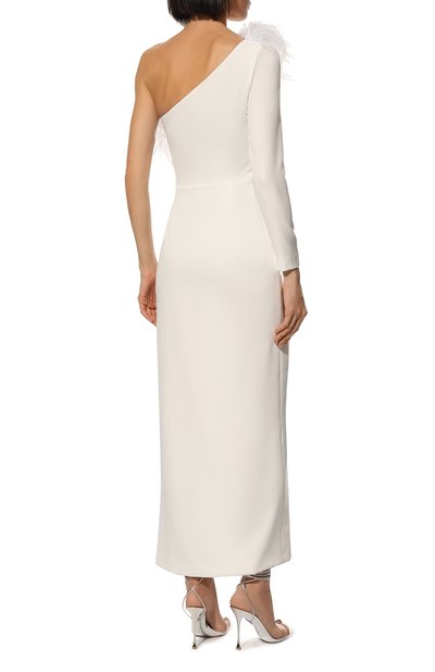 Платье с отделкой перьями ALINE, арт. AL22FW150605, фото 4