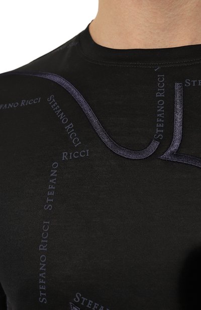Хлопковая футболка STEFANO RICCI, арт. MNH3102200/TE0001, фото 5