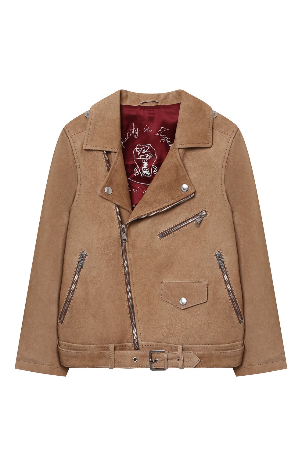 Кожаная куртка BRUNELLO CUCINELLI, арт. BPMYSY123C, фото 1