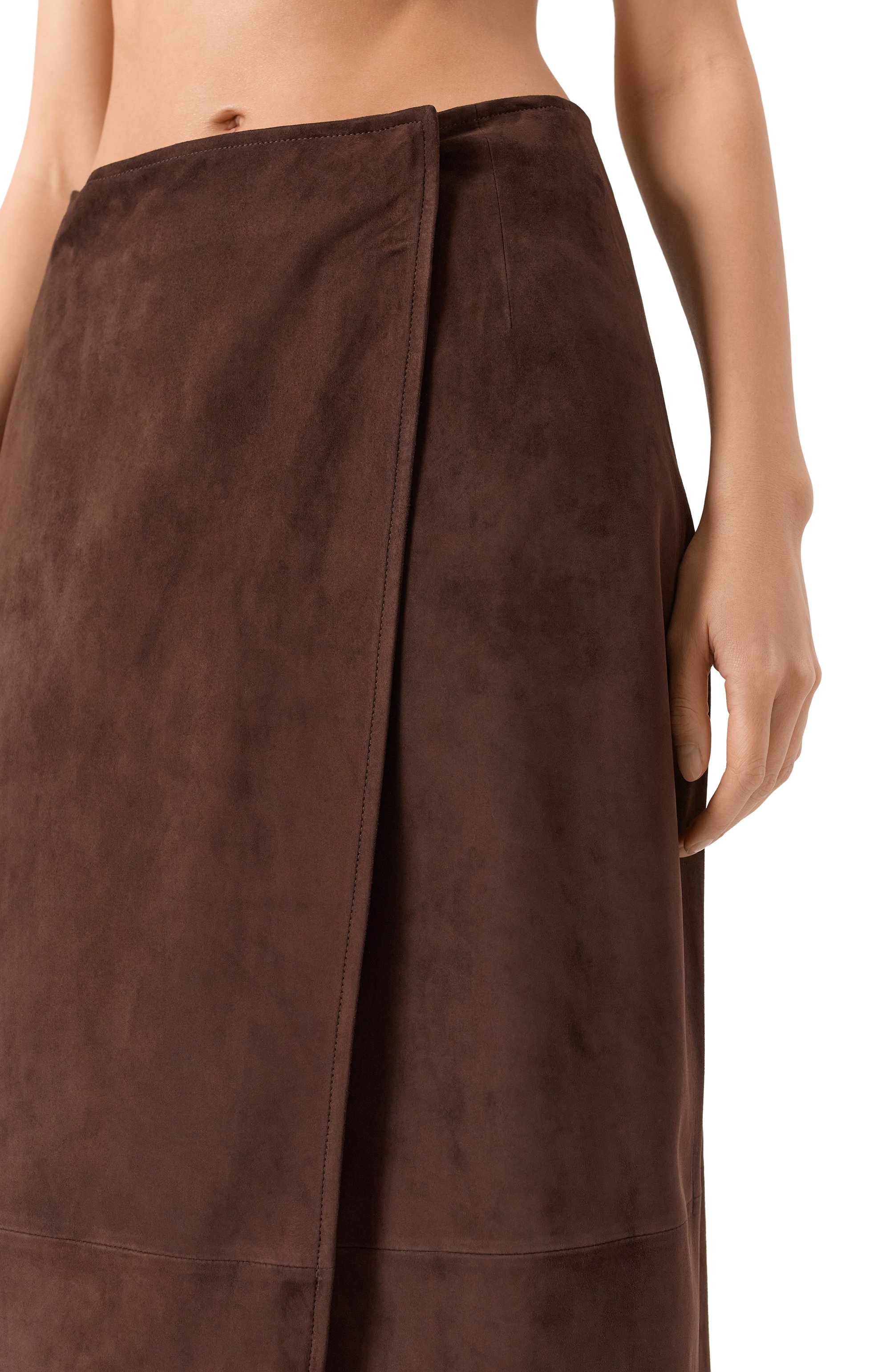 Замшевая юбка MVST, арт. ZBET-Y460/Z1940-1, фото 5