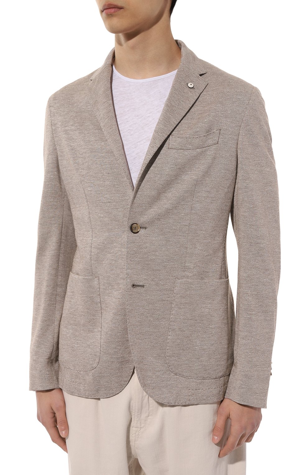 Пиджак из хлопка и льна L.B.M. 1911, арт. 2811/35207, фото 3