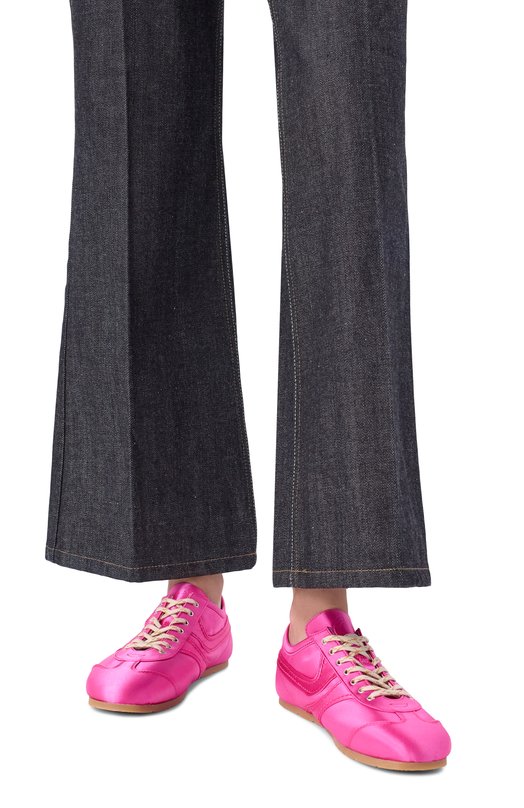Текстильные кеды Dries Van Noten 011782/3176 Розовый  011782/3176 Фото 2