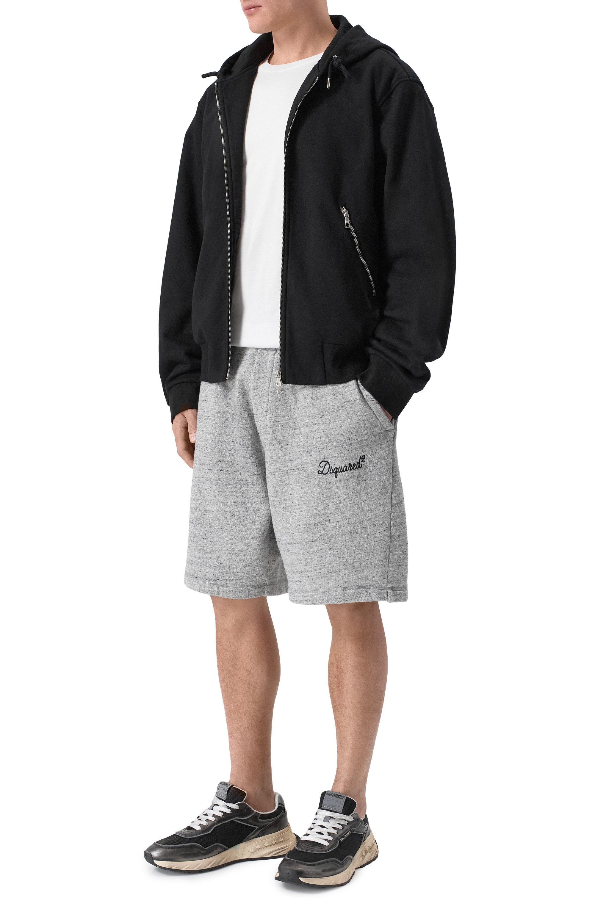 Хлопковые шорты DSQUARED2, арт. S74MU0970/D25026, фото 2