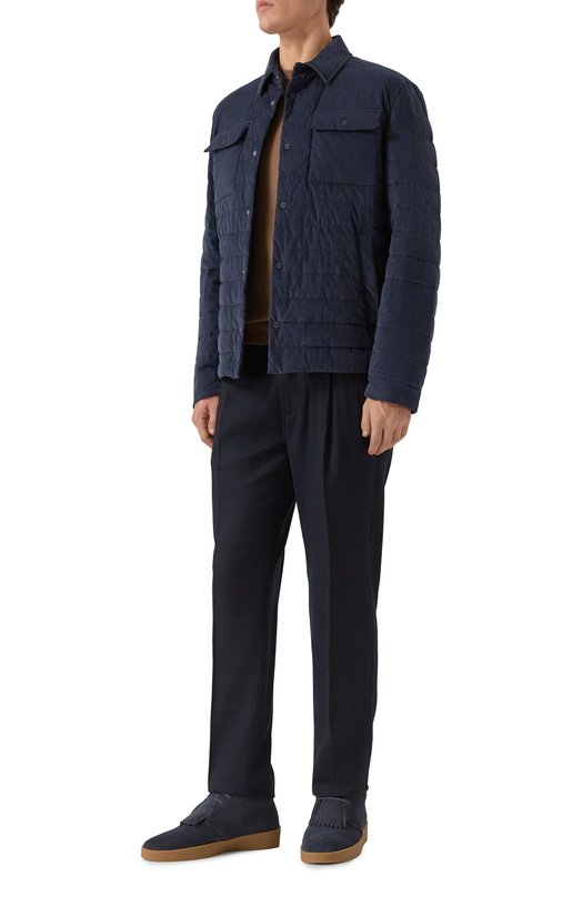 Пуховая куртка Herno PI00106UR/13265 Синий  PI00106UR/13265 Фото 2