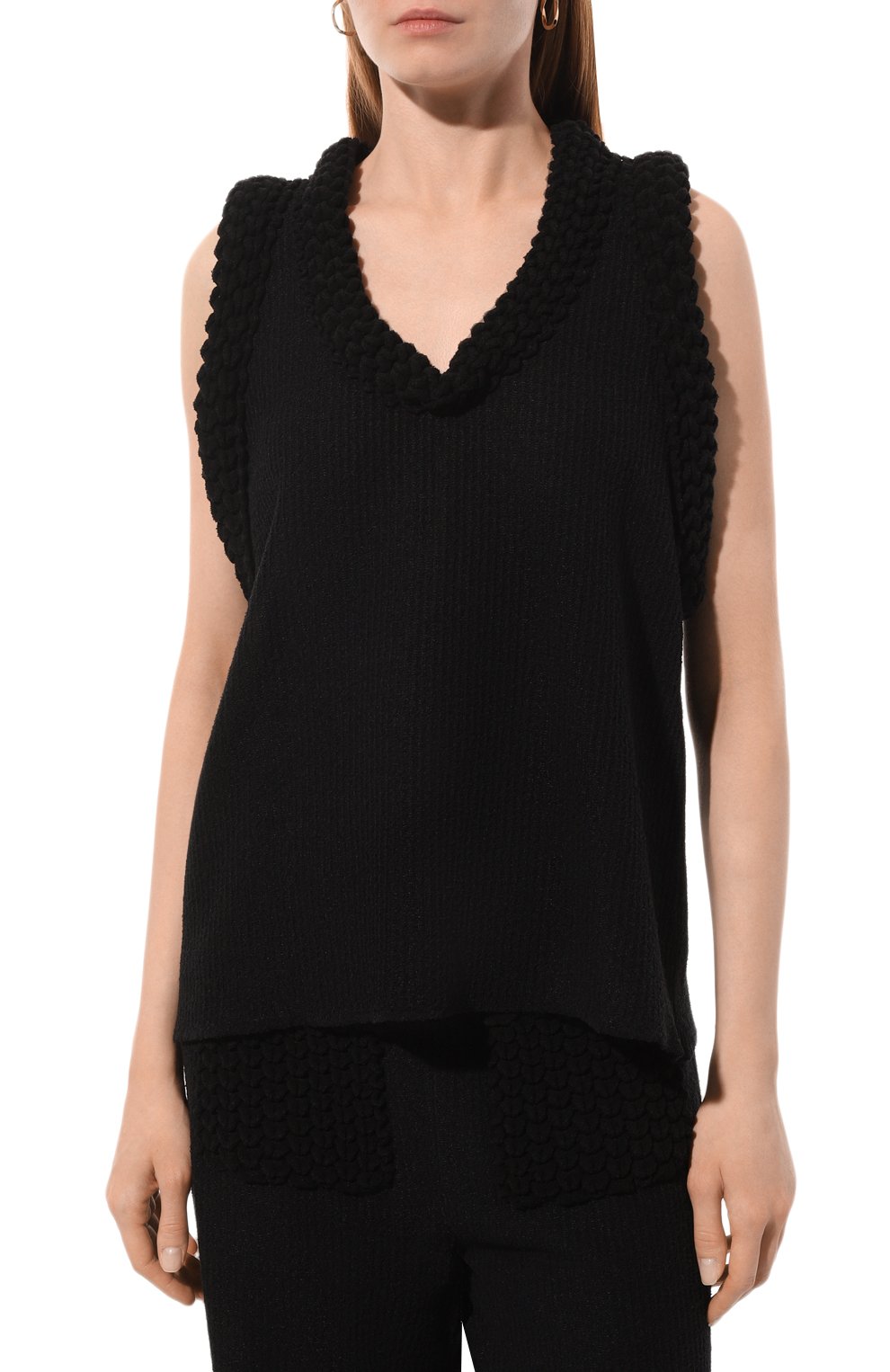 Топ из хлопка и вискозы AND THE BRAND, арт. S24-TP031-1404-900, фото 3