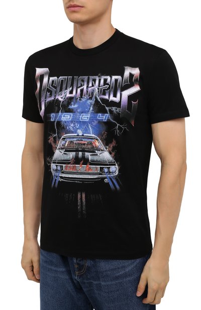 Хлопковая футболка DSQUARED2, арт. S71GD1071/S23009, фото 3