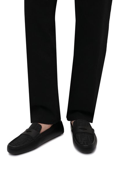 Кожаные мокасины FENDI, арт. 7D1473 AHG0, фото 3