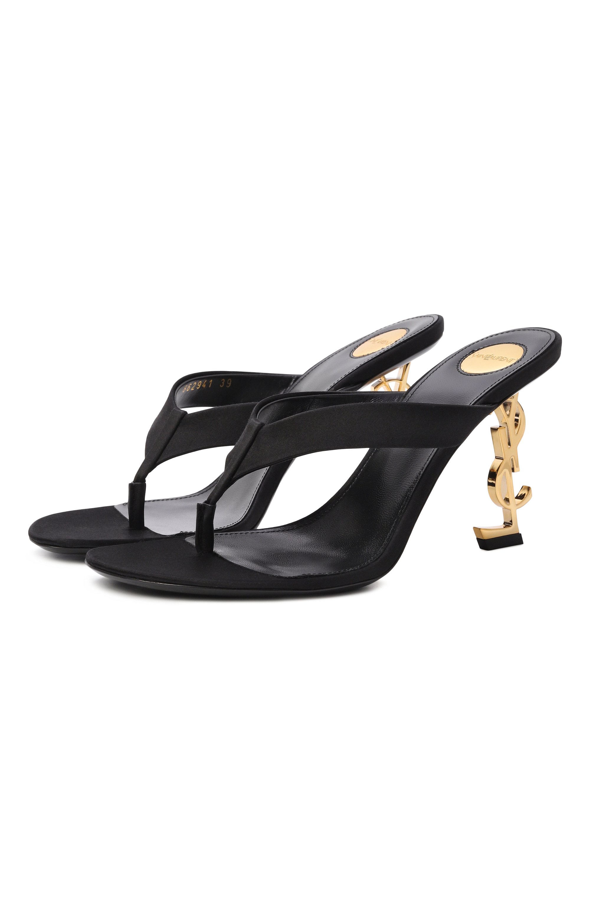 Текстильные мюли opyum 85 SAINT LAURENT, арт. 862941/9QNCV, фото 1