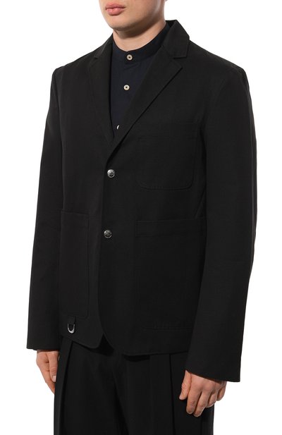 Пиджак из хлопка и льна JACQUEMUS, арт. 24E/245JA038, фото 4