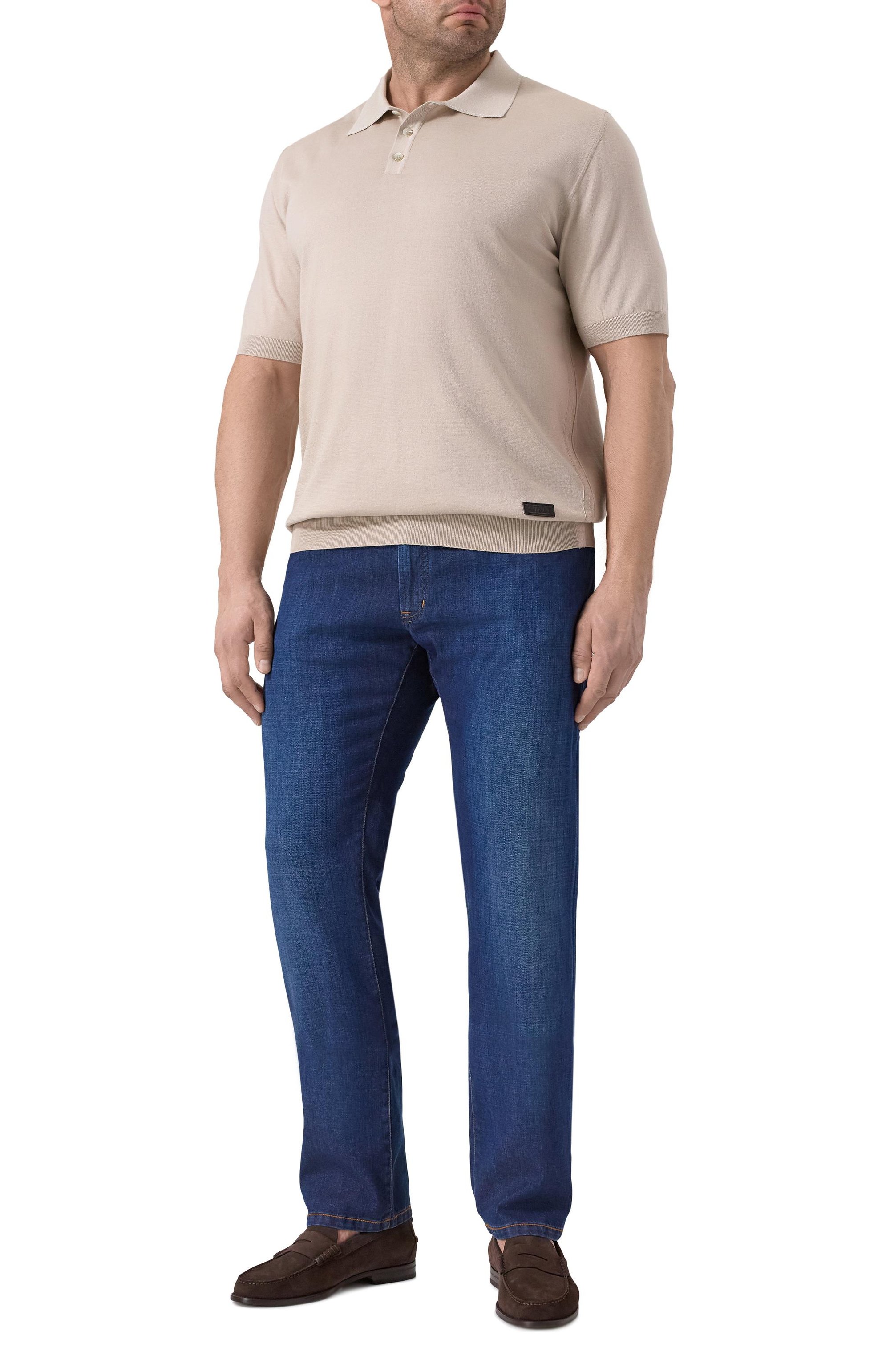 Поло из хлопка и шелка ZILLI, арт. KBP002M0142VRIS00/66, фото 2