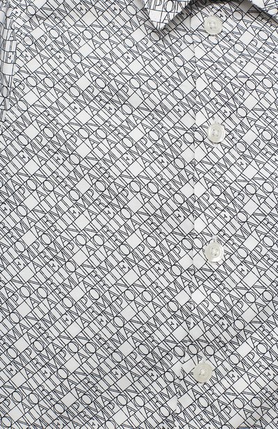 Хлопковая рубашка EMPORIO ARMANI серого цвета по цене 11300 руб., арт. 3K4CC4/1NXTZ, фото 3 Хлопковая рубашка EMPORIO ARMANI, арт. 3K4CC4/1NXTZ, фото 3