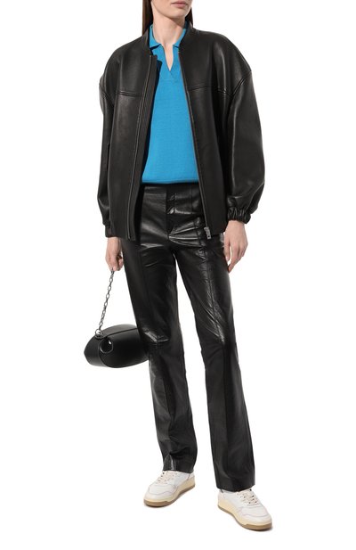 Пуловер из вискозы и шелка SEVEN LAB голубого цвета по цене 17430 руб., арт. CHR4.LK.0005.400, фото 2 Пуловер из вискозы и шелка SEVEN LAB, арт. CHR4.LK.0005.400, фото 2