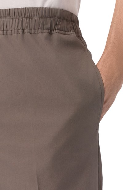 Хлопковые брюки RICK OWENS, арт. RU01E5390/P, фото 5