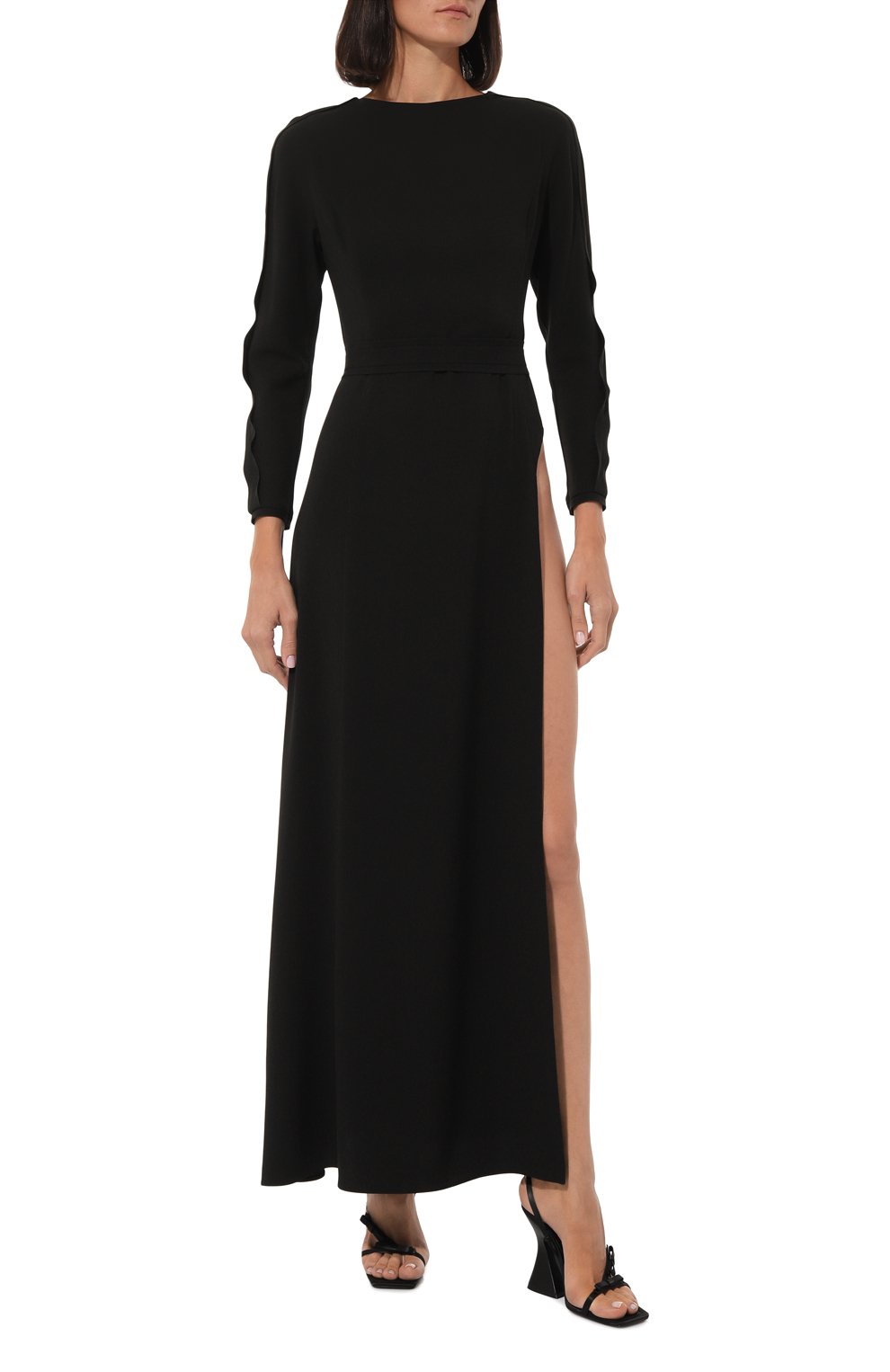 Платье CHAPURIN черного цвета по цене 112500 руб., арт. D/19511/27960-м/SS23, фото 3 Платье CHAPURIN, арт. D/19511/27960-м/SS23, фото 3