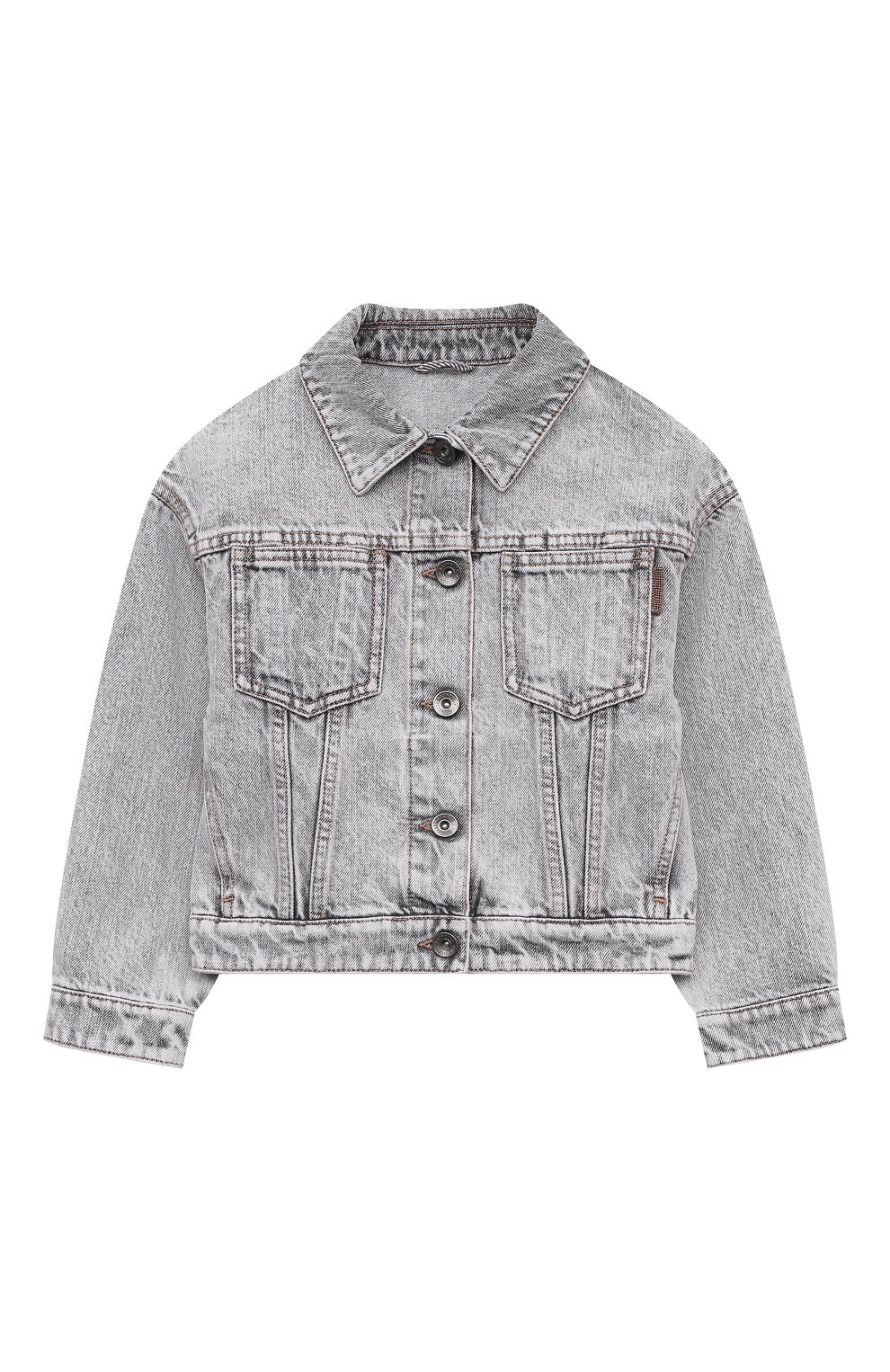 Джинсовая куртка BRUNELLO CUCINELLI, арт. BA0950433A, фото 1