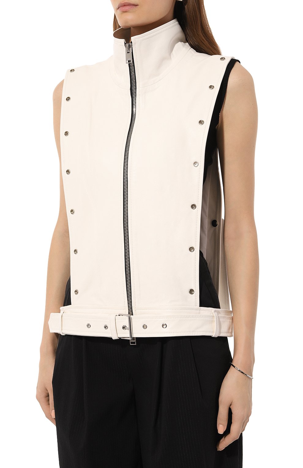 Кожаная куртка-жилет JACOB LEE, арт. WLJ012SS24PW, фото 6