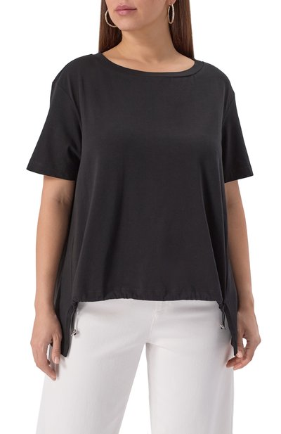 Хлопковая футболка PERSONA BY MARINA RINALDI, арт. GIRANTE, фото 3